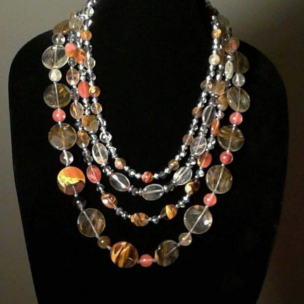 MULTI~STRAND NECKLACE